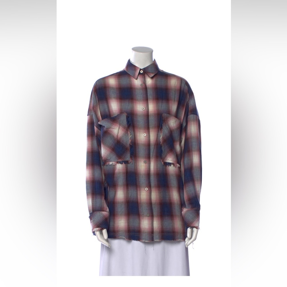 Oversized iro plaid